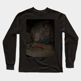 Medieval Crypt Grave in Notre Dame de Bayeux Normandy France Long Sleeve T-Shirt